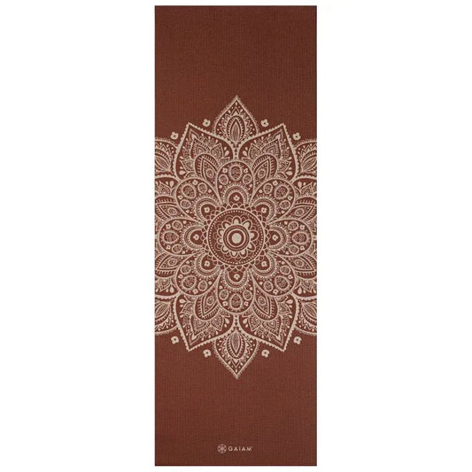 Gaiam Intense Rust Sundial Flower jógaszőnyeg – 5 mm - Ayuna Ritual