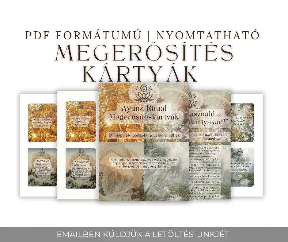 Nyomtatható megerősítés kártyák! - Ayuna Ritual