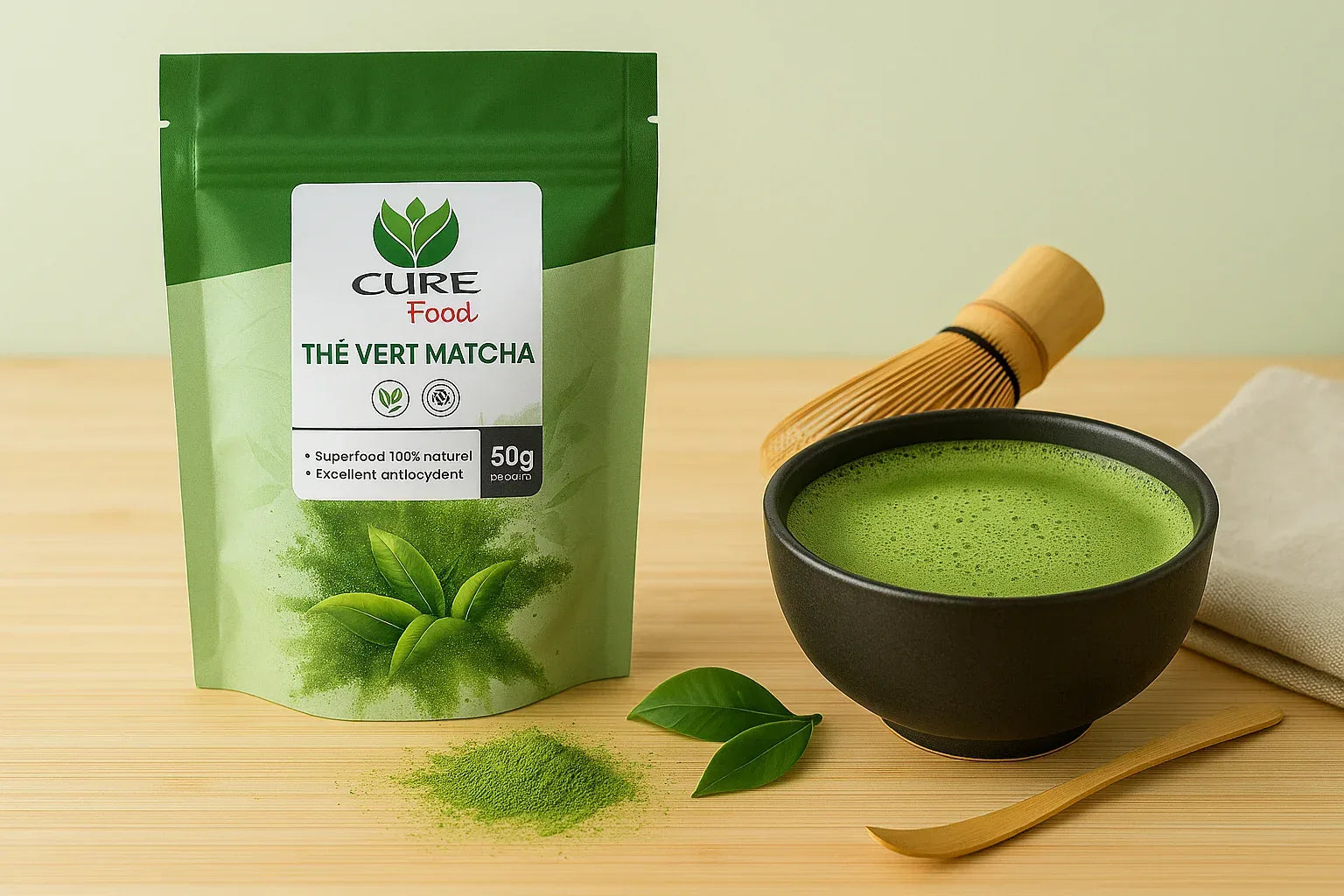 Prémium Matcha Zöld Tea Por – Természetes Energia és Fókusz - Ayuna Ritual