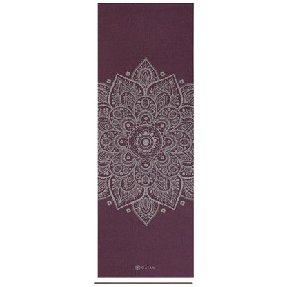 GAIAM Midnight Plum Sundial Flower Jógamatrac – Belső csend és stabilitás - Ayuna Ritual