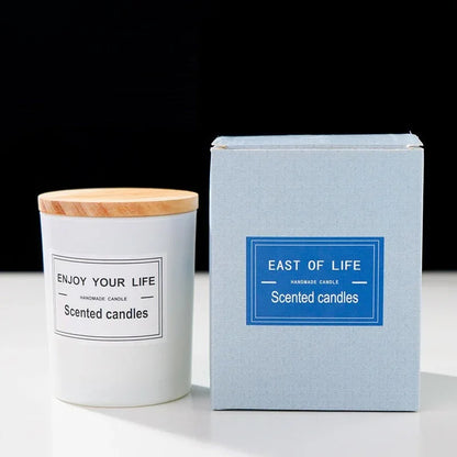 Kristályköves Illatgyertya – természetes szójaviaszból, kézzel készítve - Ayuna Ritual