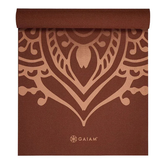 Gaiam Intense Rust Sundial Layers – 5 mm-es jógaszőnyeg - Ayuna Ritual