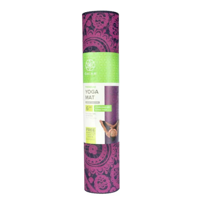 Gaiam Plum Sundial jógaszőnyeg – stabilitás és elegancia minden ászanához - Ayuna Ritual