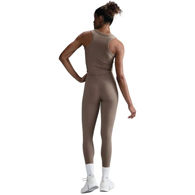 Nike Dri-FIT One Fitted Crop női sportfelső – bézs - Ayuna Ritual