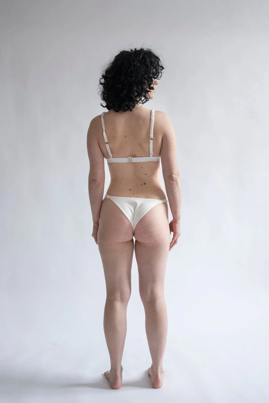 Selyem Melltartó – Fehér, 100% Tiszta Selyem - Ayuna Ritual