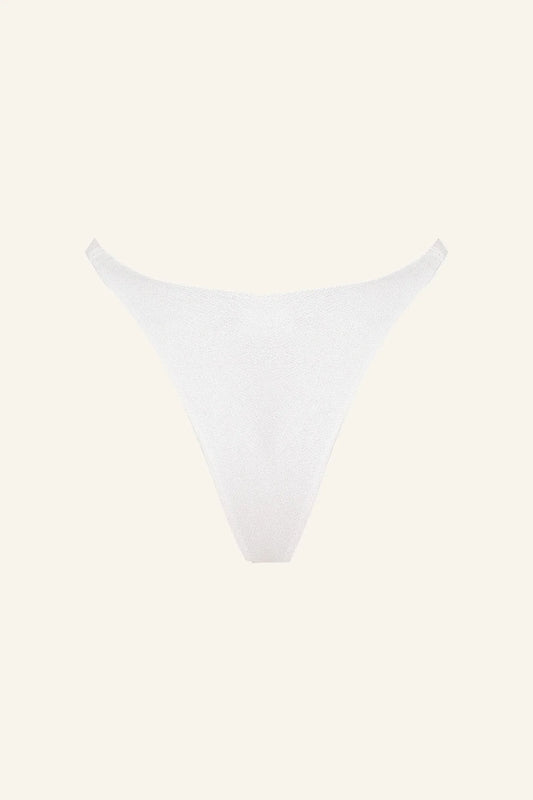 Selyem Brazil Bugyi – Fehér, 100% Tiszta Selyem - Ayuna Ritual