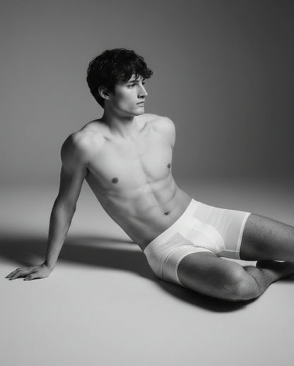 Férfi SeaCell Boxer – Fehér, 100% PYRATEX® - Ayuna Ritual