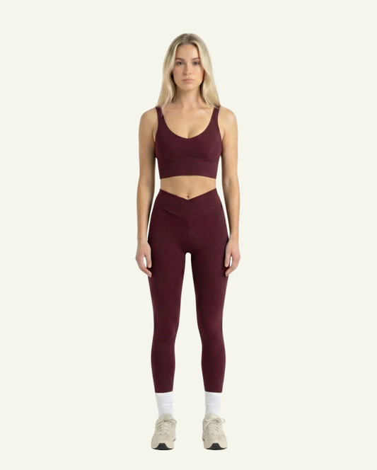 Női SeaCell Szett: Leggings + Sport-mellény – Burgundy - Ayuna Ritual