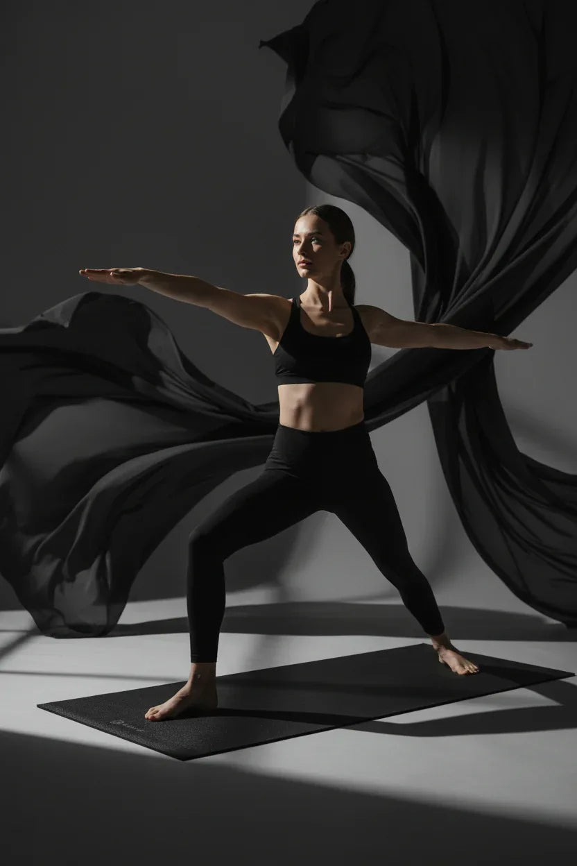 Gaiam Black kétoldalas jógaszőnyeg – 6 mm - Ayuna Ritual