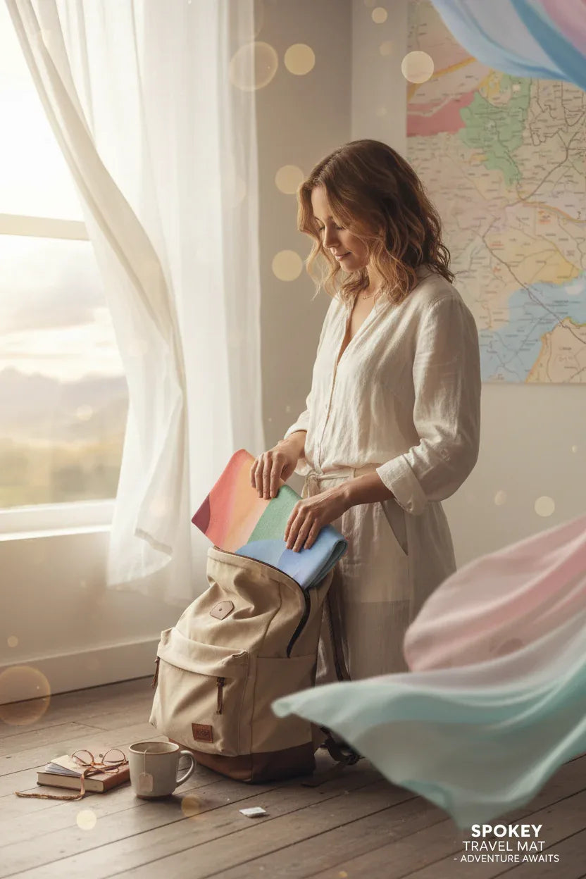 Spokey Travel Yoga Mat – Hajtogatható jógaszőnyeg utazáshoz - Ayuna Ritual